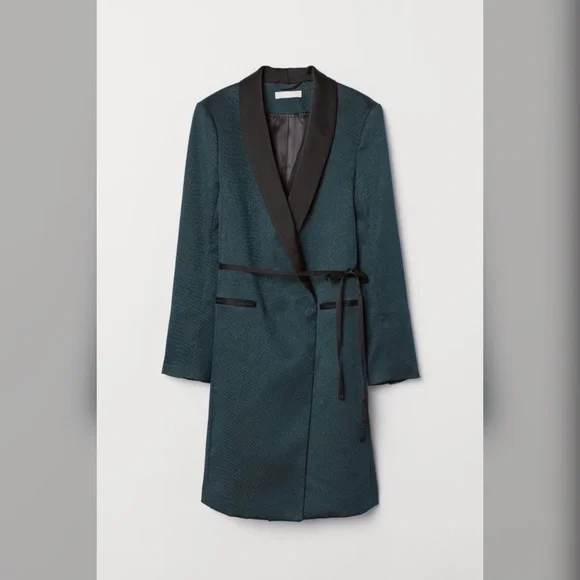 H&M Tuxedo-collared Coat - Picture 3 of 13